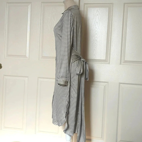 Ted Baker Sandre Striped Viscose button Shirt Dress - Picture 4 of 11